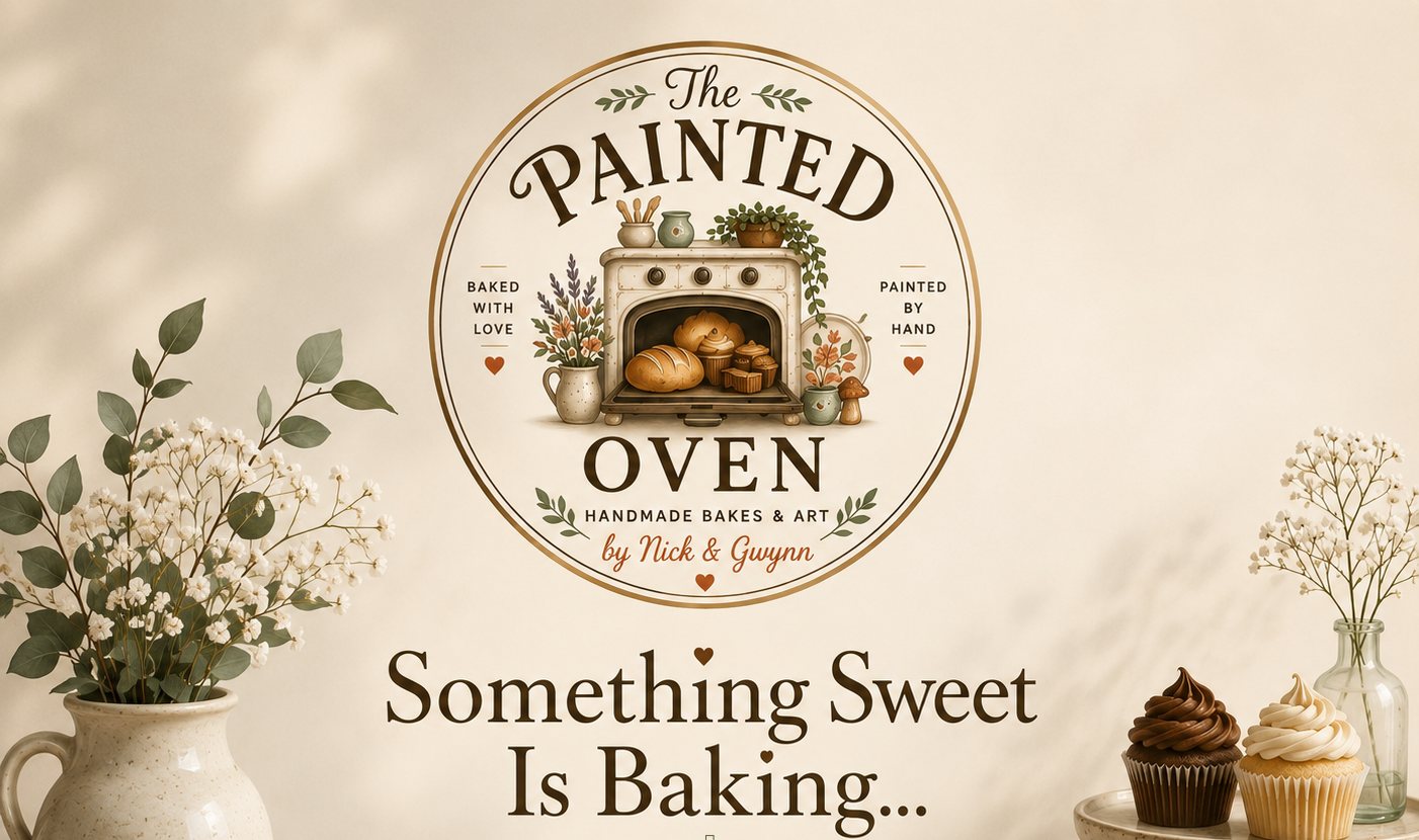 The Painted Oven — Handmade Bakes & Art by Nick & Gwynn. Something Sweet Is Baking.