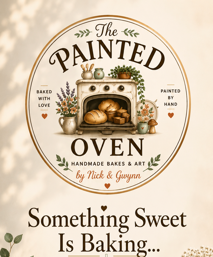 The Painted Oven — Handmade Bakes & Art by Nick & Gwynn. Something Sweet Is Baking.